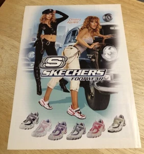 2005 CHRISTINA AGUILERA für SKECHERS - Magazin Printanzeige - Bild 1 von 1