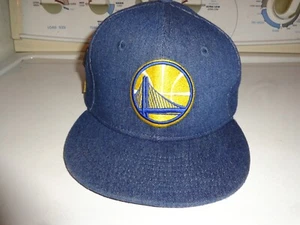 Golden State Warriors New Era 2018 NBA Draft Cap 9FIFTY Snapback Rare Jean Hat - Picture 1 of 4