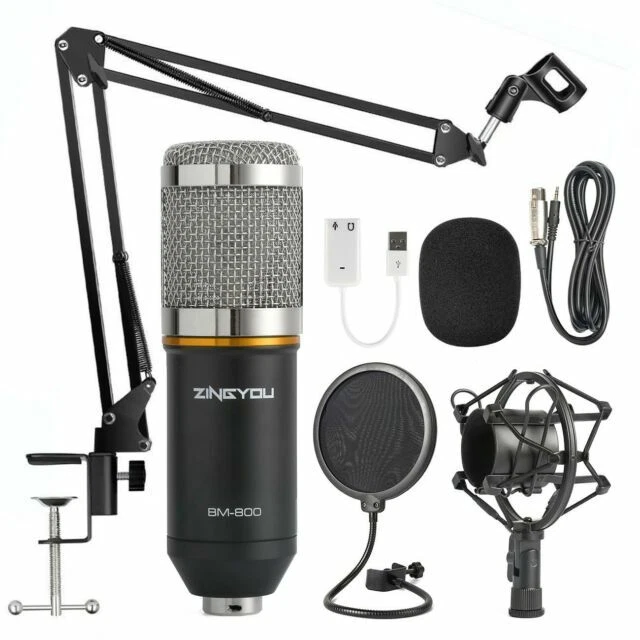 Music Recording Equipment Home Studio Package Bundle Professional Broadcast Set - Image 1 of 1