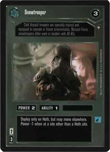 Snowtrooper (Hoth-Limited) | Descifrador Star Wars CCG | Casi nuevo/LP - Imagen 1 de 1