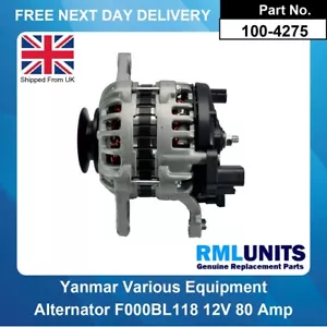 Lichtmaschine für Yanmar Mini Traktor 4TNV98 2008- F000BL118 F000BL0191 129908-7720 - Bild 1 von 5