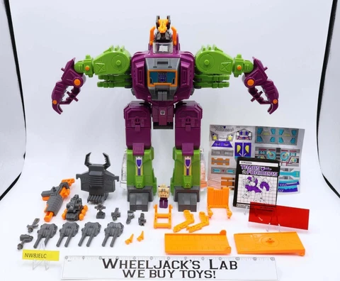 Scorponok 100% Complete NEAR MINT UNUSED STICKERS Vintage 1987 G1 Transformers Cover