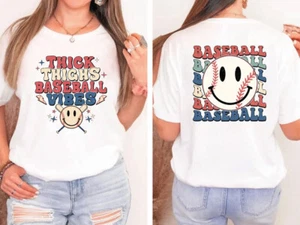 Baseball Mama T-Shirt, Baseball Game Day Shirts, Baseball Lover Mom Tee - Picture 1 of 3