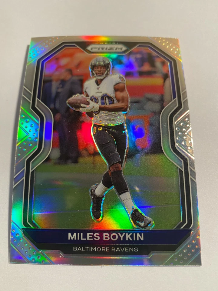 2020 Panini Prizm Football #40 Miles Boykin Silver Prizm Ravens    - Image 1 of 1