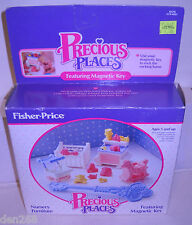 #8211 Nrfb Vintage Fisher Price Precious Places Nursery Furniture