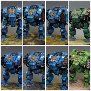 Warhammer 40K Ballistus Dreadnought Space Marines Ultramarines Presale Painted - Picture 1 of 45