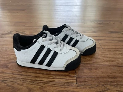 Adidas Samoa I Niño Pequeño OG Nube Blanco-Núcleo Negro Talla 5.5 Tenis Ortholite Foto 1 de 4