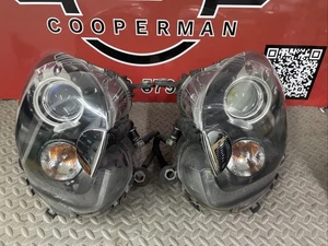 Genuine MINI Countryman R60 R61 JCW Bi XENON Black headlamps 9808251 9808252 - Picture 1 of 23
