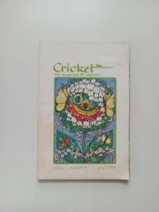 VTG 70 Cricket Magazine For Children Issue April APR 1974 Volume 1 Number 8 - Picture 1 of 23