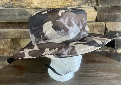 Disfraz de safari unisex sombrero camuflaje nailon correa elástica Foto 1 de 4