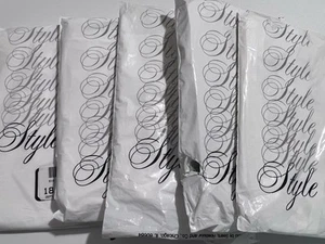 Vintage Sears Full Slip Lot of 5 White Nylon Shadow Panel Non-Cling Size 38 NEW - Picture 1 of 11