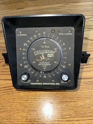 Vintage Humminbird SUPER THIRTY Depth Sounder,  With Power Supply No Transducer - Image 1 of 4