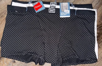 Hanes ~ 3-Pair Womens Boxer Brief Underwear Panties Cotton Originals (A) ~ S - Image 1 of 4
