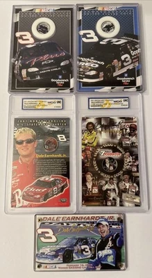 Monedas y placa de coleccionista Dale Earnhardt & Dale Earnhardt Jr. Foto 1 de 4