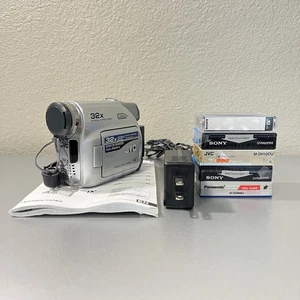 JVC GR-D350U DV Camcorder w/ Battery, AV Cord, AC Adapter, and 5 DV Cassettes - Picture 1 of 15