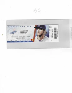 DODGERS vs ROCKIES 5/1/2013 TICKET KERSHAW - Picture 1 of 1