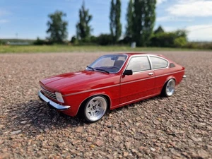1:18 Opel Kadett C Coupe Tiefer Tuning mit 15 Zoll Opel ATS Echt Alu Felgen - Picture 1 of 4