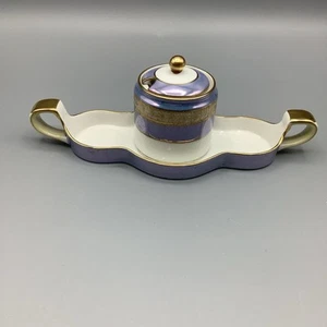 Vintage Noritake Japan Spice/ Sugar Hand painted Tray Set - Picture 1 of 6