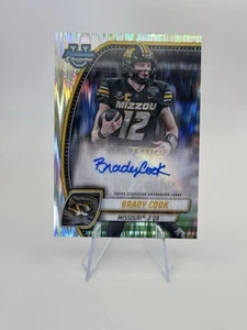 Tarjeta de novato automática Brady Cook Stealth 2024 Bowman University cromada radiocontrol - Imagen 1 de 2