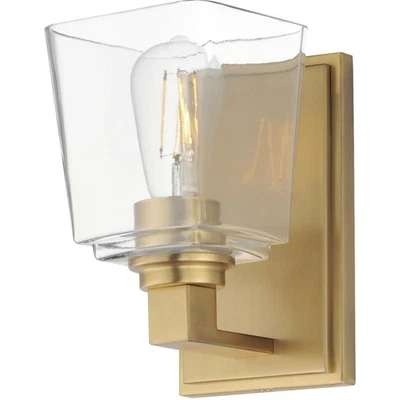 Maxim Lighting 21381CLNAB Cubos Tocador de Baño Luz Latón Envejecido Natural Foto 1 de 3