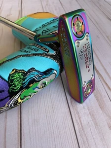 *NEW* Scotty Cameron Custom Rainbow PVD Newport 2.5+ 35in Putter - Blue Cover - Picture 1 of 10
