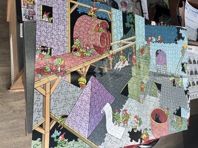 LOT OF 10 HEYE PUZZLE POSTERS , MORDILLO ,LOUP , RYBA AND MORE - Image 1 of 4