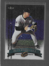 1998 TOPPS FINEST # 157 ALEX RODRIGUEZ PROTECTIVE COATING NICE CARD