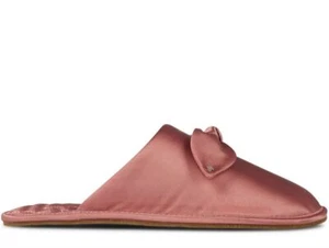KATE SPADE LAWSON SATIN LOGO SLIPPERS MULES SLIPPERS WOMEN'S SHOES K5983 - Picture 1 of 5