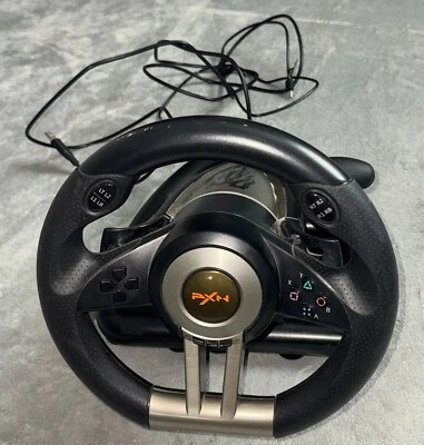 PXN V3 Pro Racing Wheel Without Pedals - For PS3 PS4, PC, Xbox, Switch - Black - Image 1 of 4