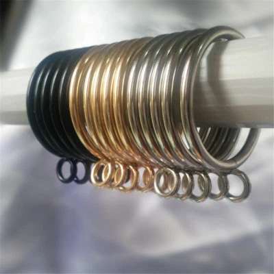Metal Curtain Rings Inner 25,28,38,45,55 MM (Pack of 10) For Curtain Pole Rod - Image 1 of 4