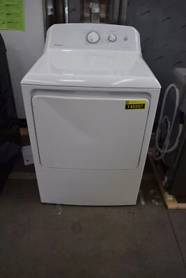 Hotpoint HTX24GASKWS 27" White 6.2 Cu. Ft. Front Load Gas Dryer NOB #145257 - Image 1 of 4