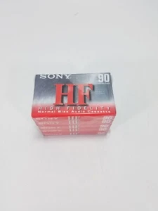 (5) Cintas de casete de audio en blanco Sony HF 90 Normal Fidelity C-90HFC nuevas selladas - Imagen 1 de 8