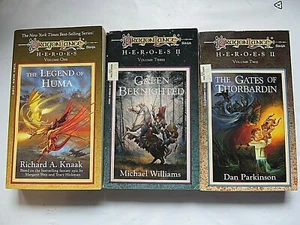 TSR Dragonlance Buch Lot Legend Huma Gate Thorbardin Galen Beknigh Heroes Serie - Bild 1 von 3