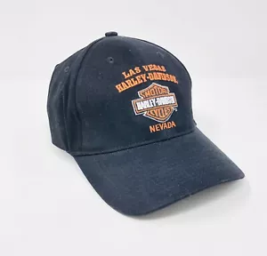 Harley Davidson Mens Embroidered Fitted L/XL Baseball Cap Las Vegas, Nevada - Picture 1 of 4