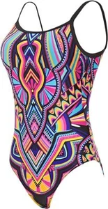 Traje de baño Zoggs Dreamcatcher espalda redonda profunda talla 8 ropa moldeadora soporte PVP £42 - Imagen 1 de 8