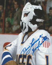 Yvon Barrette Denis Lemieux Autographed 8x10 Slapshot Movie Blem E360