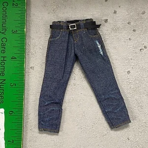 VD-JEANS-L: 1/12 Distressed Jeans & belt w/ working pockets for 6" muscular body - Picture 1 of 4