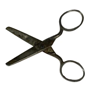 Krusius Brother Scissors Germany K.B. 3 3/4" Safety Vintage - Picture 1 of 9