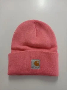 Carhartt Youth Pink Beanie Knit Hat One Size Fits Most New - Picture 1 of 7