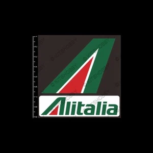 Alitalia - Societa Aerea Italiana Logo Adhesivo (Tamaño 9 cm x 9 cm) - Imagen 1 de 1