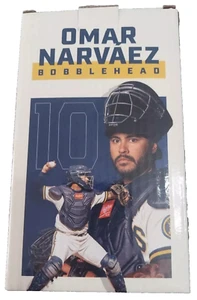 Bobblehead SGA Brewers Omar Narváez 2022 como nuevo en caja 24/07/22 All-Star - Imagen 1 de 2
