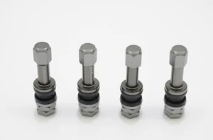 1320 Performance Super Light Weight Aluminum Racing TIRE VALVE STEM Gunmetal - Picture 1 of 9