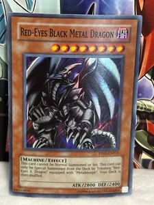 Yugioh Red-Eyes Black Metal Dragon PP01-EN015 Super Rare LP - Picture 1 of 4
