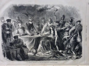 1871 ALLEMAND PRUSSIEN UHLAN BAVAROIS SAXONS 11 JOURNAUX ANCIENS - Foto 1 di 11