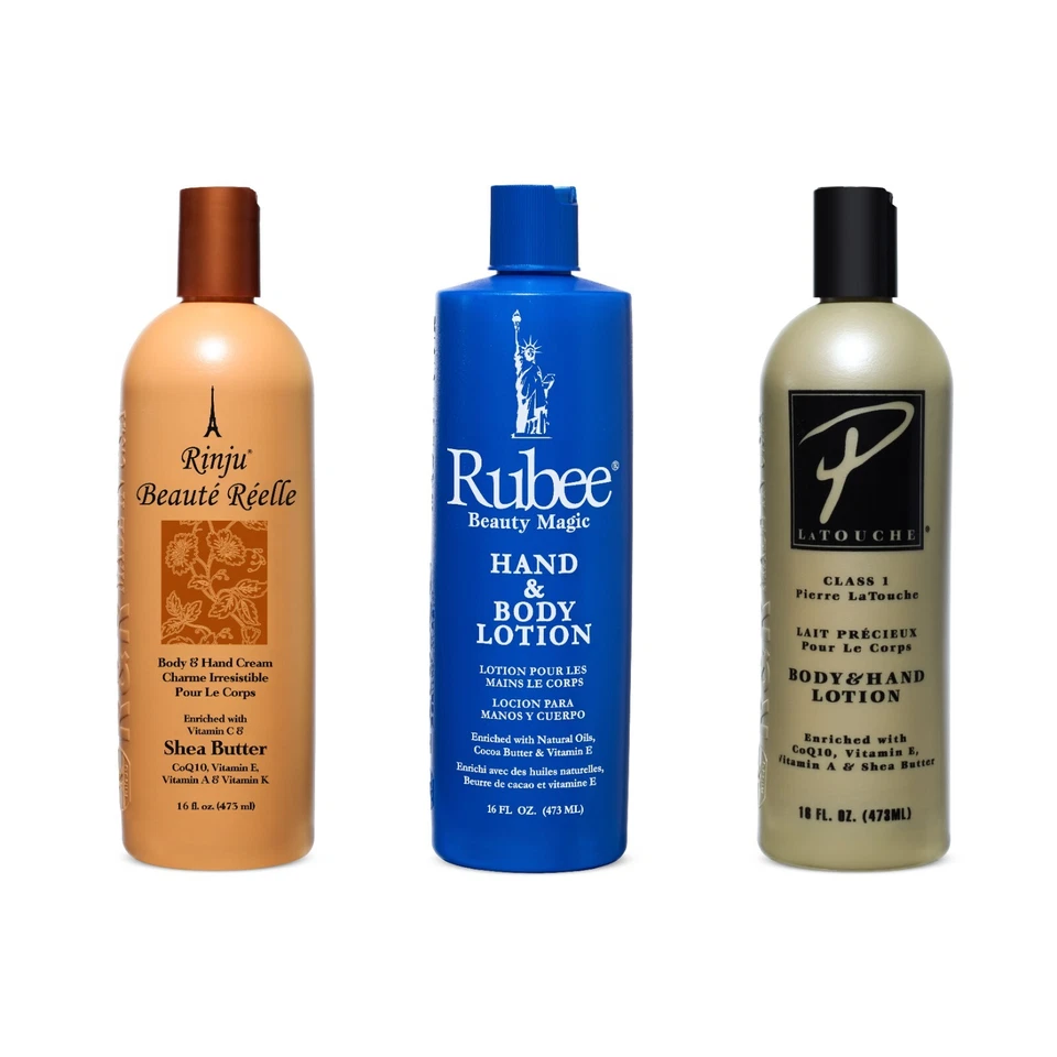 Loção unissex para corpo e mãos Rubee Rinju Pierre Latouche 16 oz com Rinju 2 oz grátis - Imagem 1 de 4