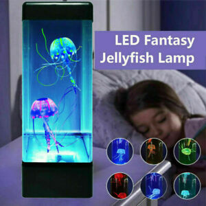 Changing Led Jellyfish Tank Night Light Color Aquarium Electric Mood Lava Lamp