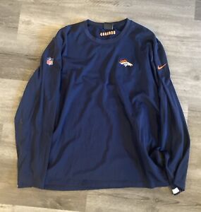 Nike NFL Denver Broncos On-Field Dri coupe manches longues homme taille XXL NKCJ-41S