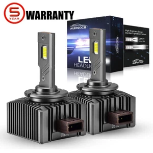 Xenon White LED Headlight D1R D1C Low Beam Bulbs For Kia Cadenza 2014 2015 2016 - Picture 1 of 17
