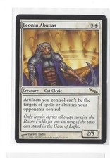 Magic the Gathering MTG Leonin Abunas (Mirrodin) Slightly Played