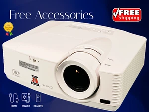 3500 Lumens Projecteur DLP WXGA 1080p HDMI USB Télécommande - Jusqu'À 300 " - Photo 1/9